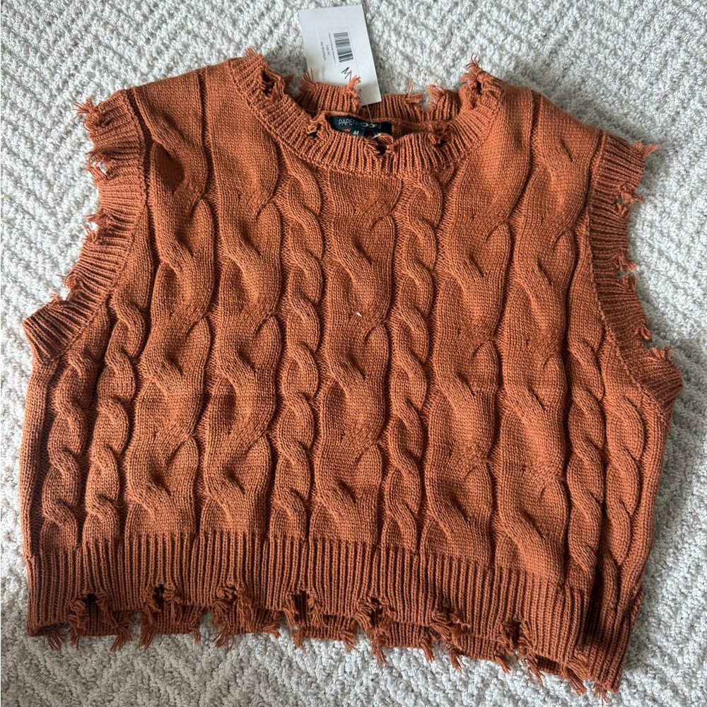 Boutique Cropped Sweater Size M BRAND NEW